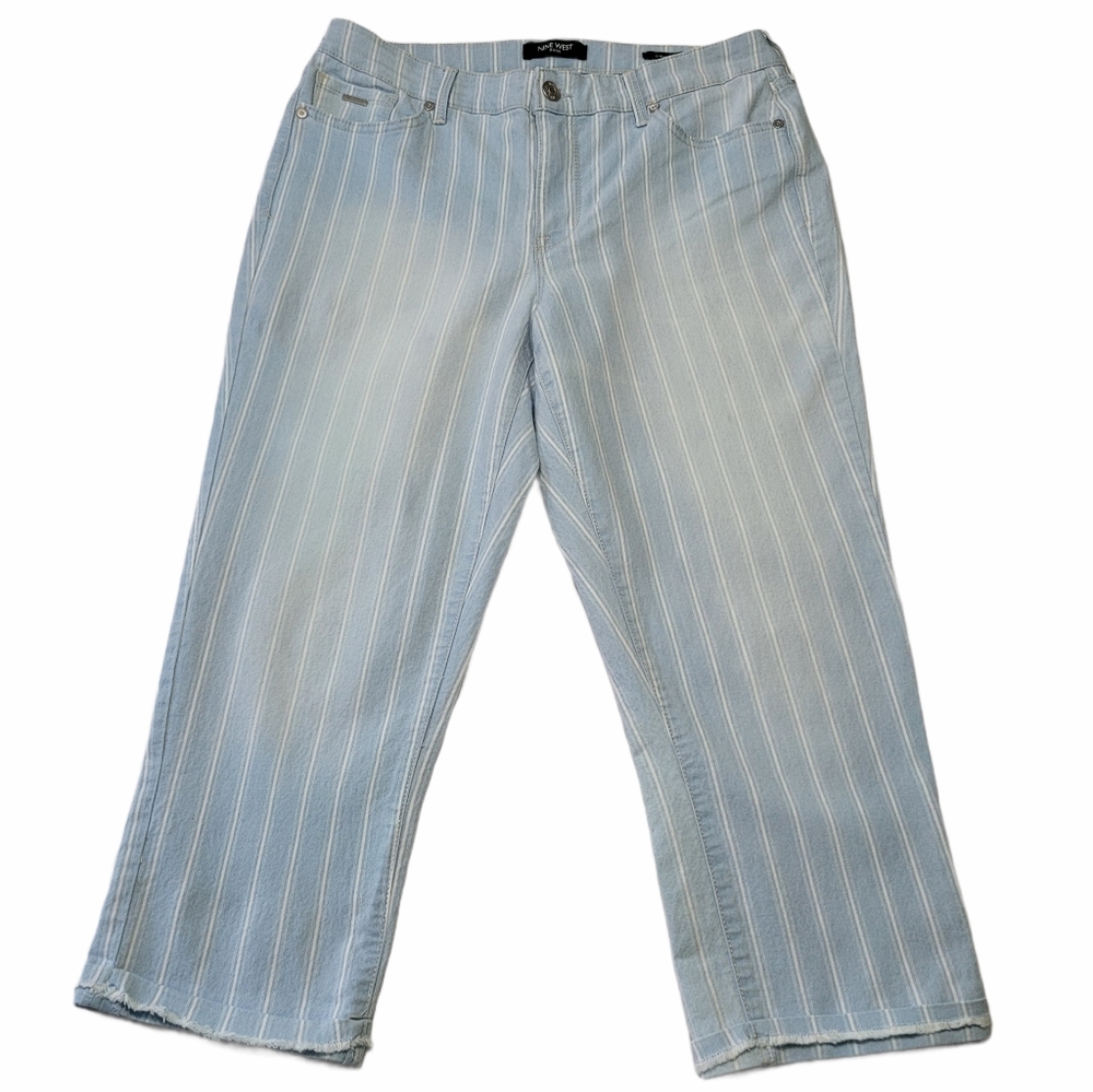 Women's Nine West Chrystie Capri Jeans Sz 10